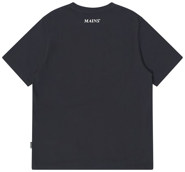 MAINS I Love Mains T Shirt Black