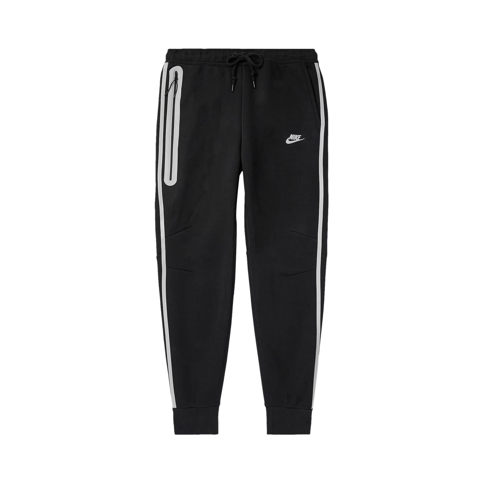 nike tech fleece slim fit joggers black