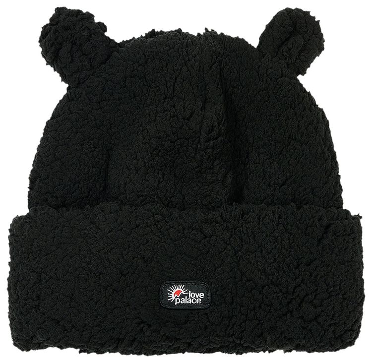 Palace Love Palace Fuzzy Ears Beanie Black