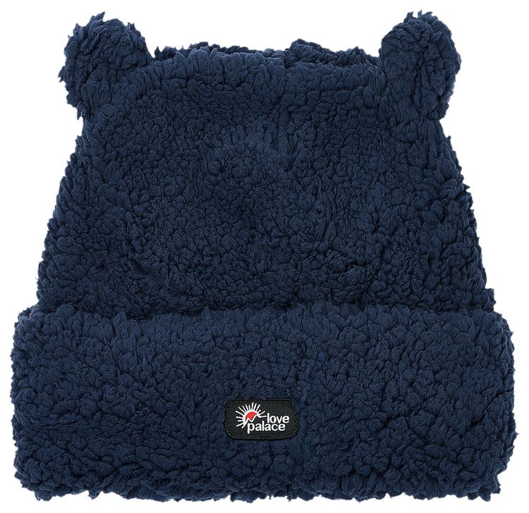 Palace Love Palace Fuzzy Ears Beanie Navy