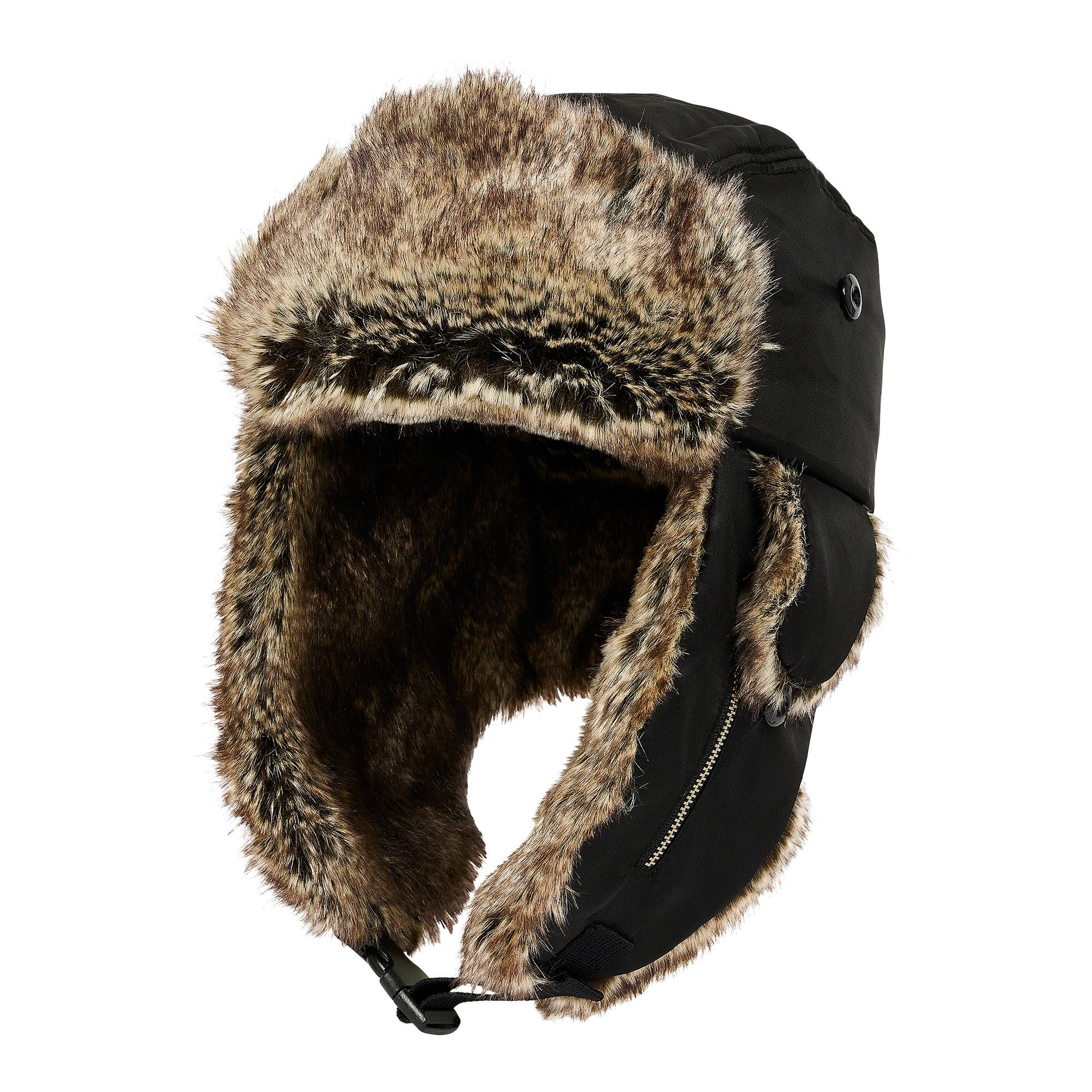 宅配便配送 Buy Palace GOAT | P27H138 - 'Black' Trooper Fur Reverso P2B 帽子