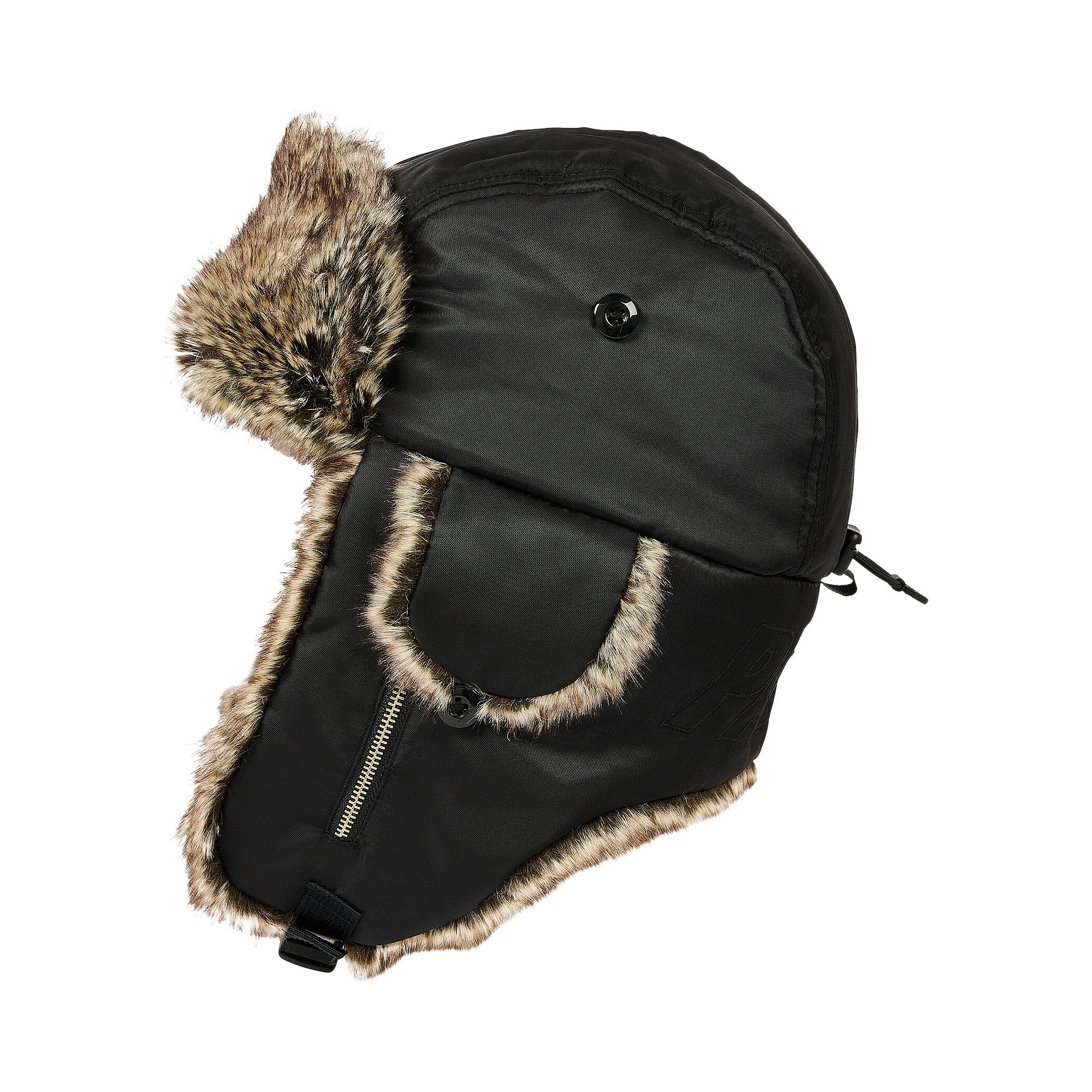 Buy Palace P2B Reverso Fur Trooper 'Black' - P27H138 | GOAT