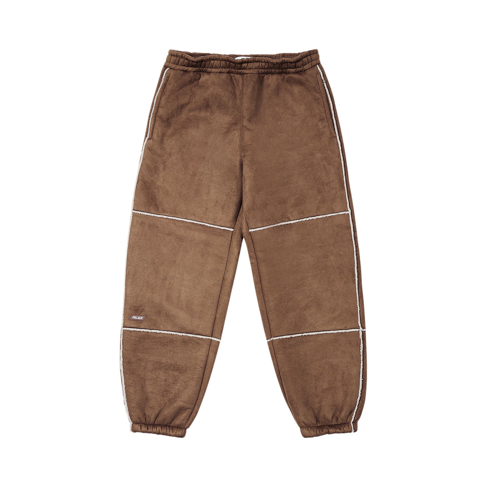 Buy Palace Sherpa Faux Suede Jogger 'Caked Brown' - P27JG072 | GOAT