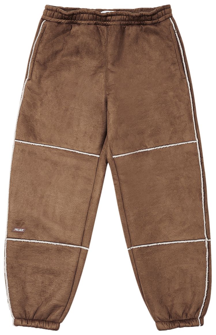 Palace Sherpa Faux Suede Jogger Caked Brown