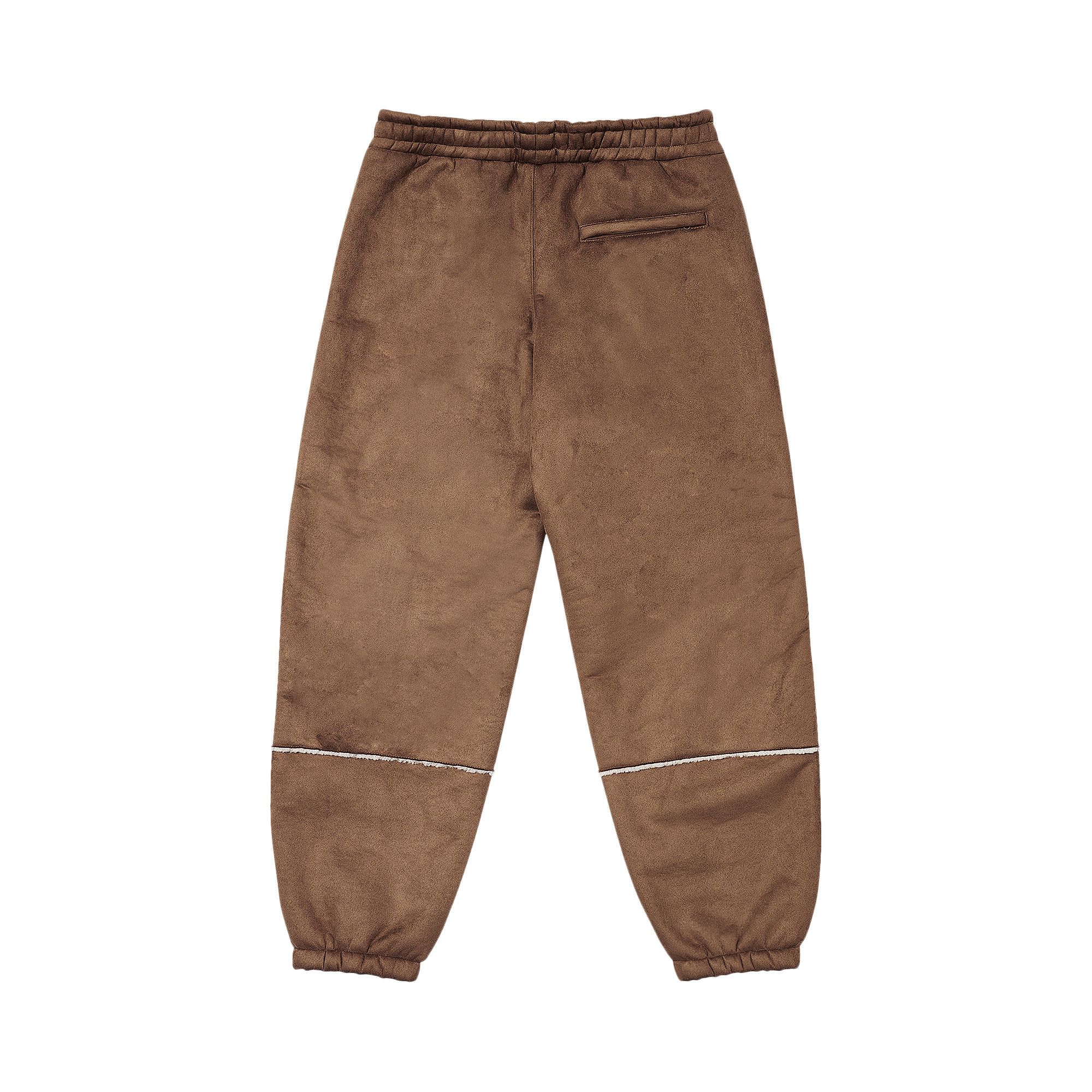 Buy Palace Sherpa Faux Suede Jogger 'Caked Brown' - P27JG072 | GOAT