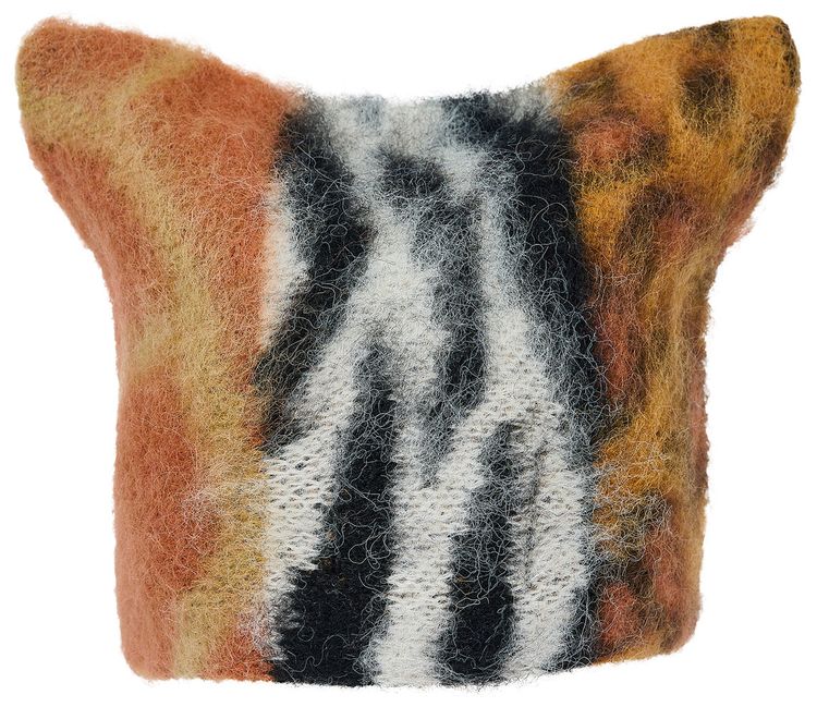 Palace x Needles Hairy Square Beanie Multi Animal