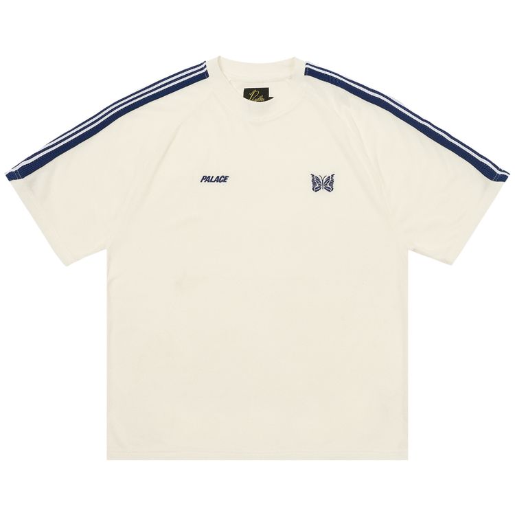 Buy Palace x Needles Towelling T-Shirt 'White' P27NDES004 GOAT CA