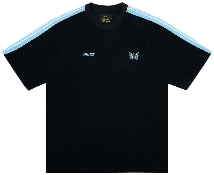 Palace x Needles Towelling T Shirt Black