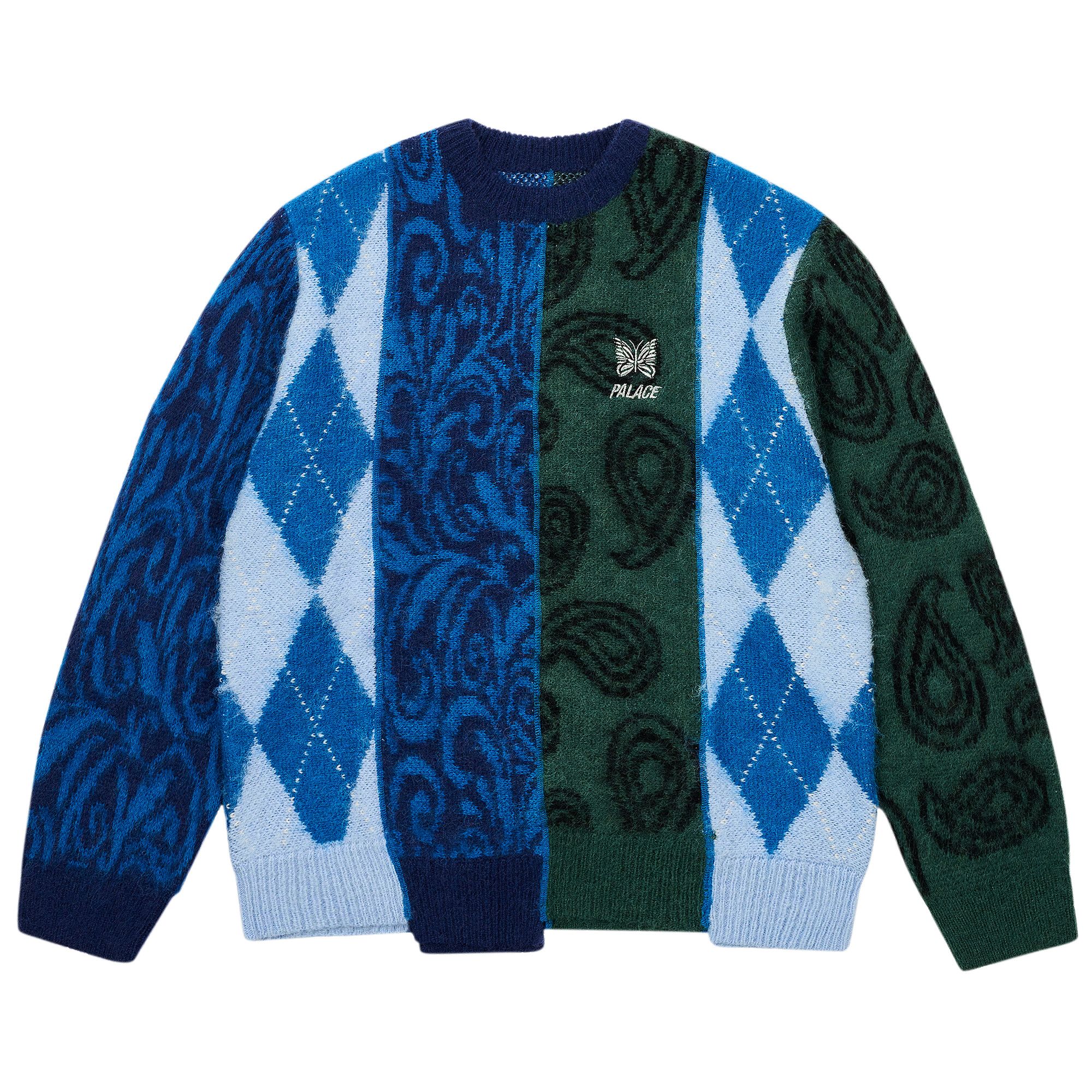 Buy Palace x Needles Hairy Square Beanie 'Multi Animal