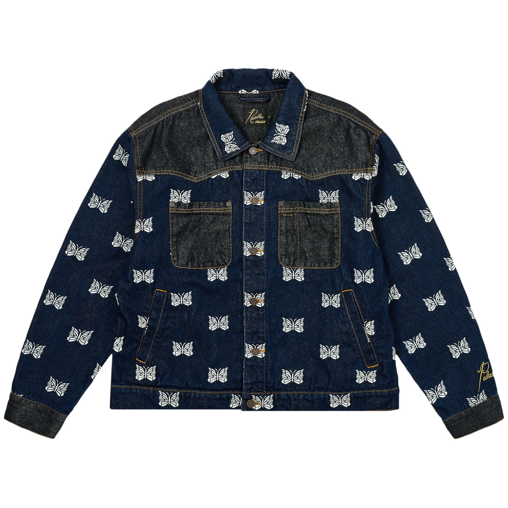 ジャケット・アウター PALACE NEEDLES WesternDenimJacket Indigo Buy Palace x Needles Western Denim Jacket 'Indigo