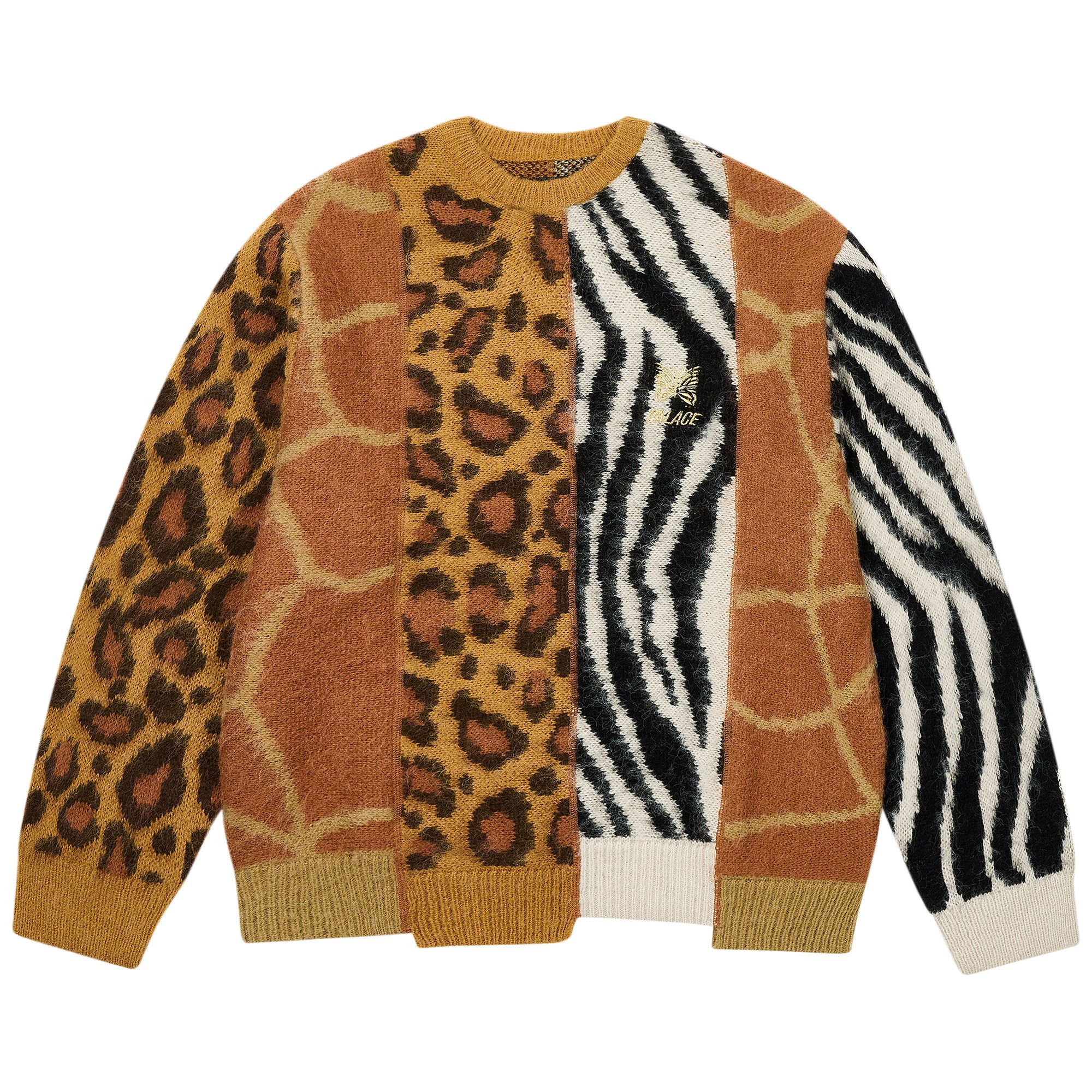 Buy Palace x Needles Hairy Animal Knit 'Multi Animal