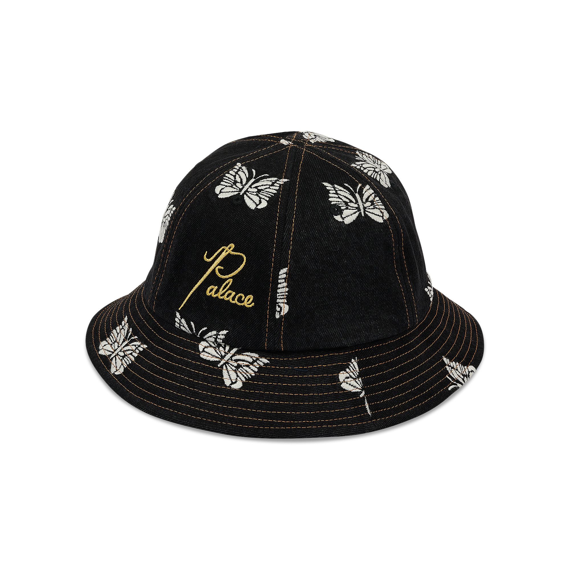 帽子 PALACE x NEEDLES Denim Bucket Hat \"Black Buy Palace x Needles Denim Bucket Hat 'Black' - P27NDH001