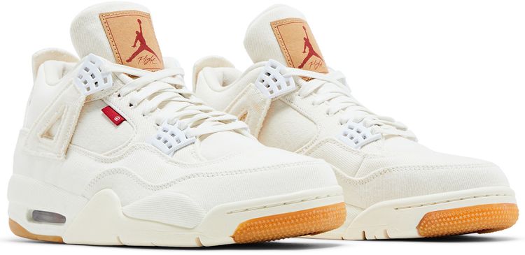 Levis x Air Jordan 4 Retro White Denim