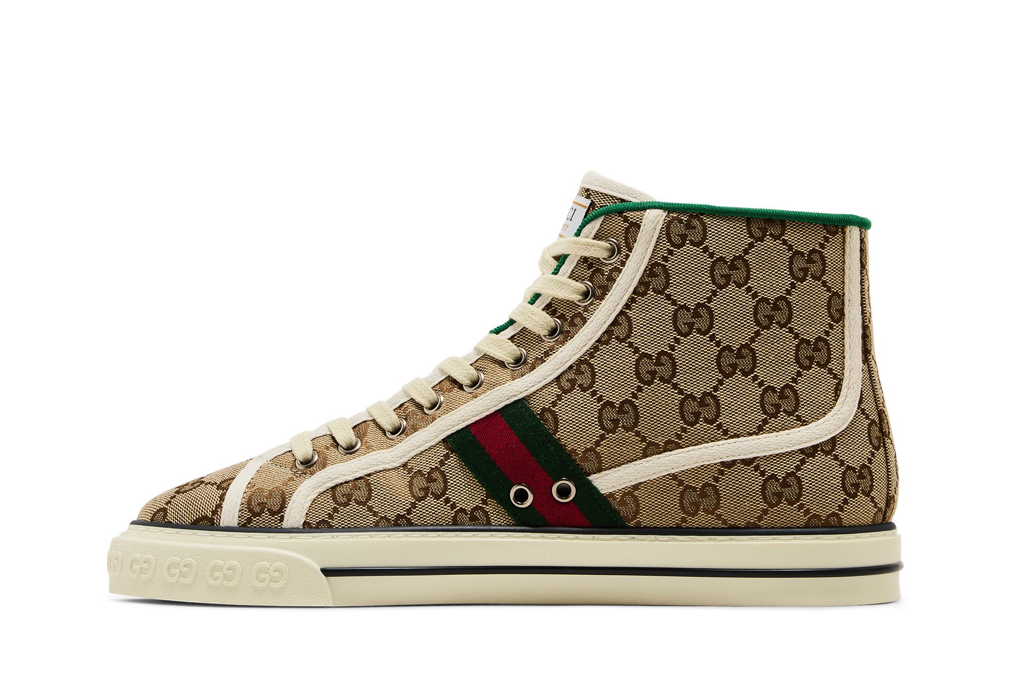 Buy Gucci Tennis 1977 High 'Beige Ebony' - 625807 HVK70 9765 | GOAT