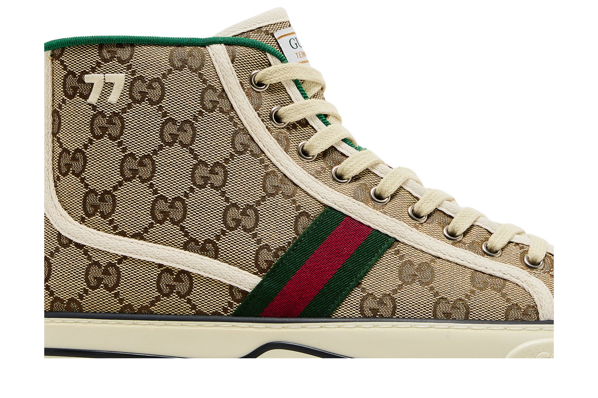 Buy Gucci Tennis 1977 High 'Beige Ebony' - 625807 HVK70 9765