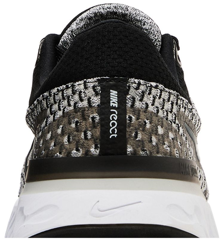 Nike Wmns React Infinity Run Flyknit 3 Black Dark Smoke Grey