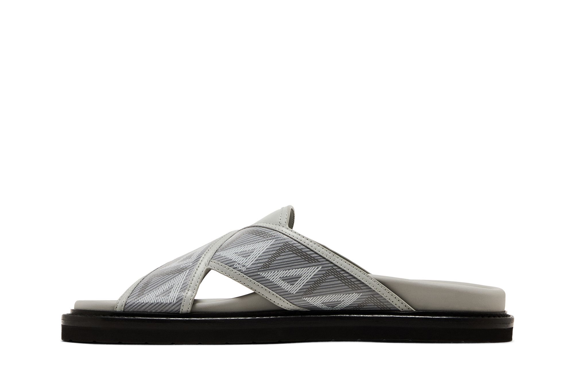専用　　　　　Dior ギッズサンダル Kids' Sandal Blue Calfskin and Black and Beige Dior Oblique