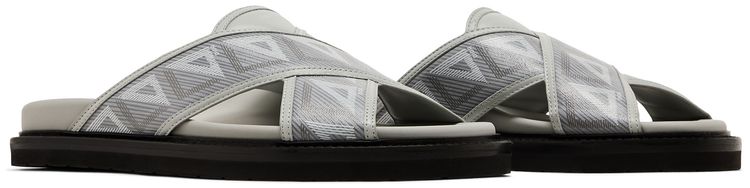 Dior Aqua Sandal CD Diamond   Grey