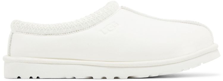 Tasman Leather Slipper White