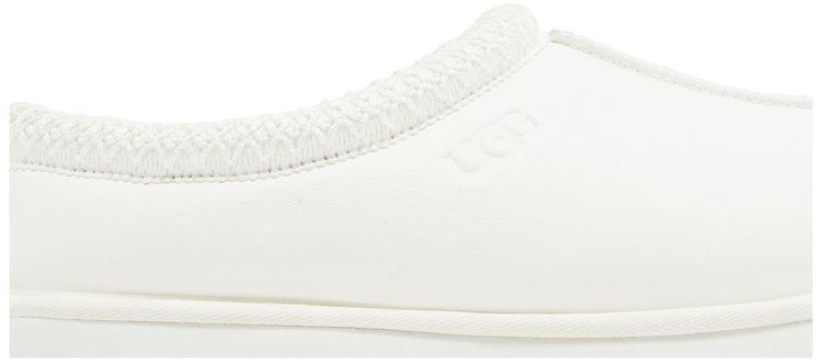 Tasman Leather Slipper White