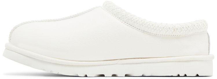 Tasman Leather Slipper White