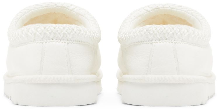 Tasman Leather Slipper White
