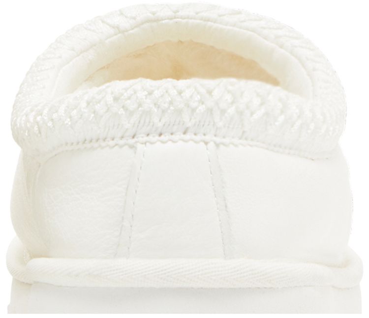 Tasman Leather Slipper White