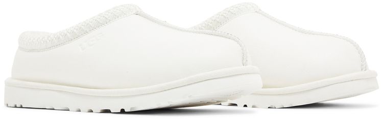 Tasman Leather Slipper White