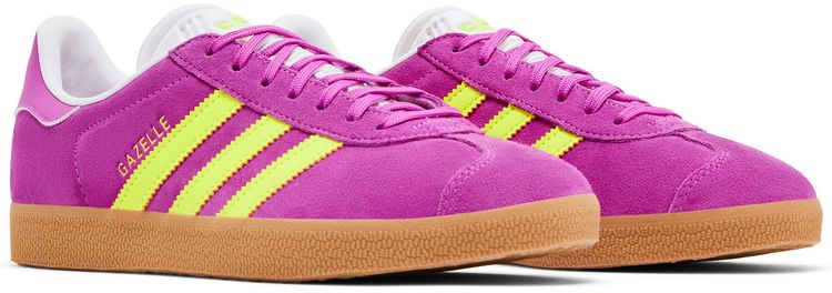 Adidas Wmns Gazelle Purple Burst Solar Yellow