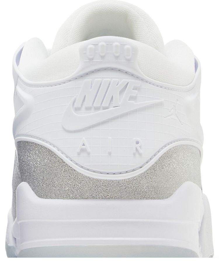 Wmns Air Jordan 4 RM White Silver Glitter