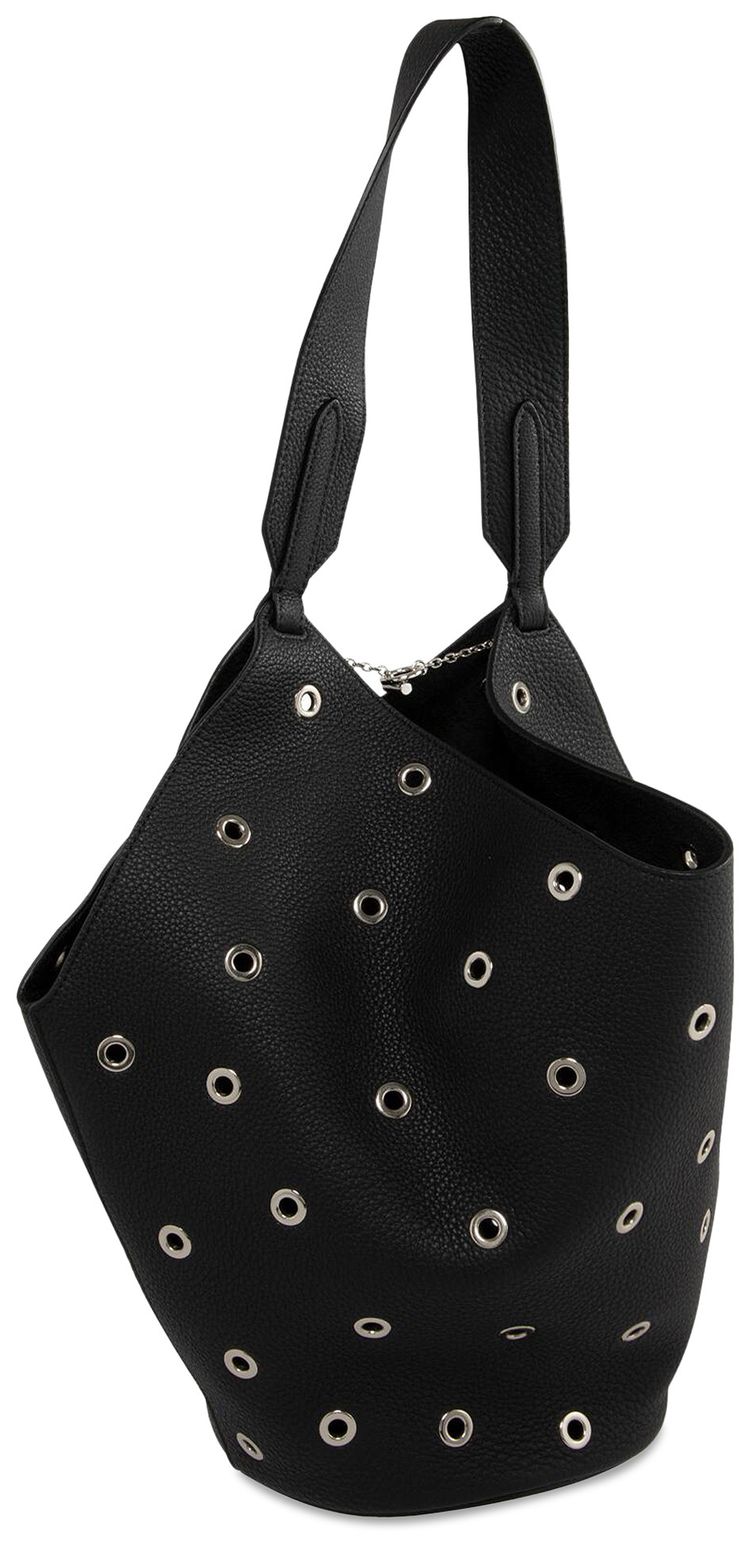 Khaite Lotus Small Tote Bag Black