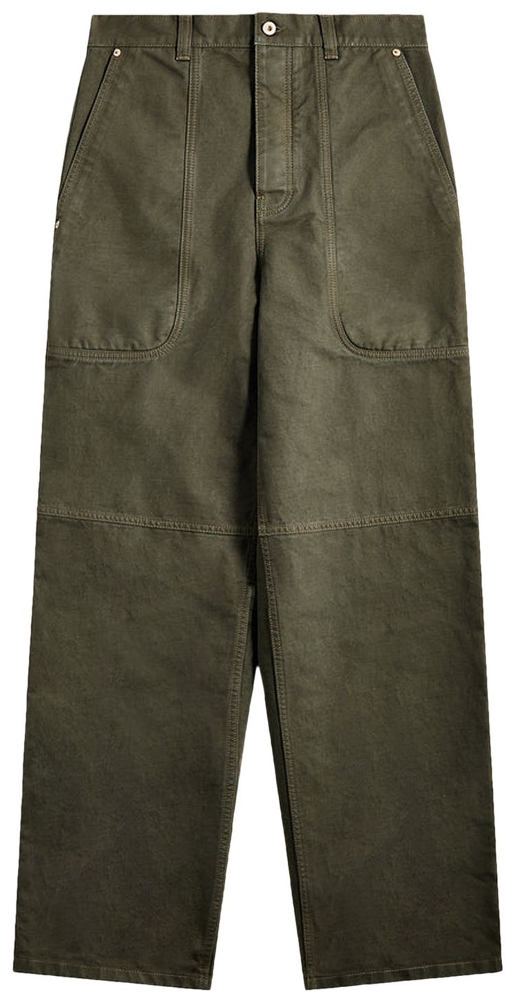 Loewe Cargo Trousers Khaki Green