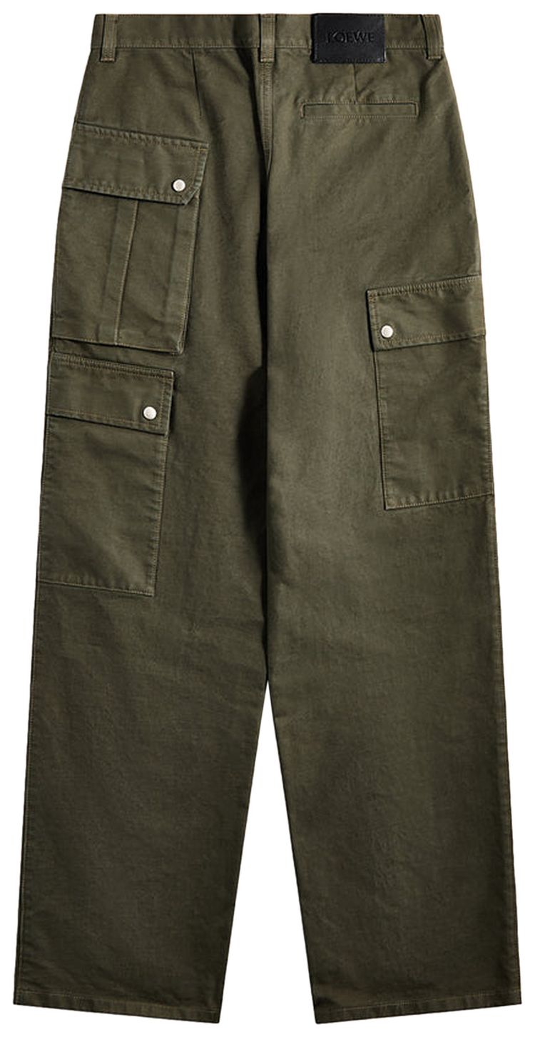 Loewe Cargo Trousers Khaki Green