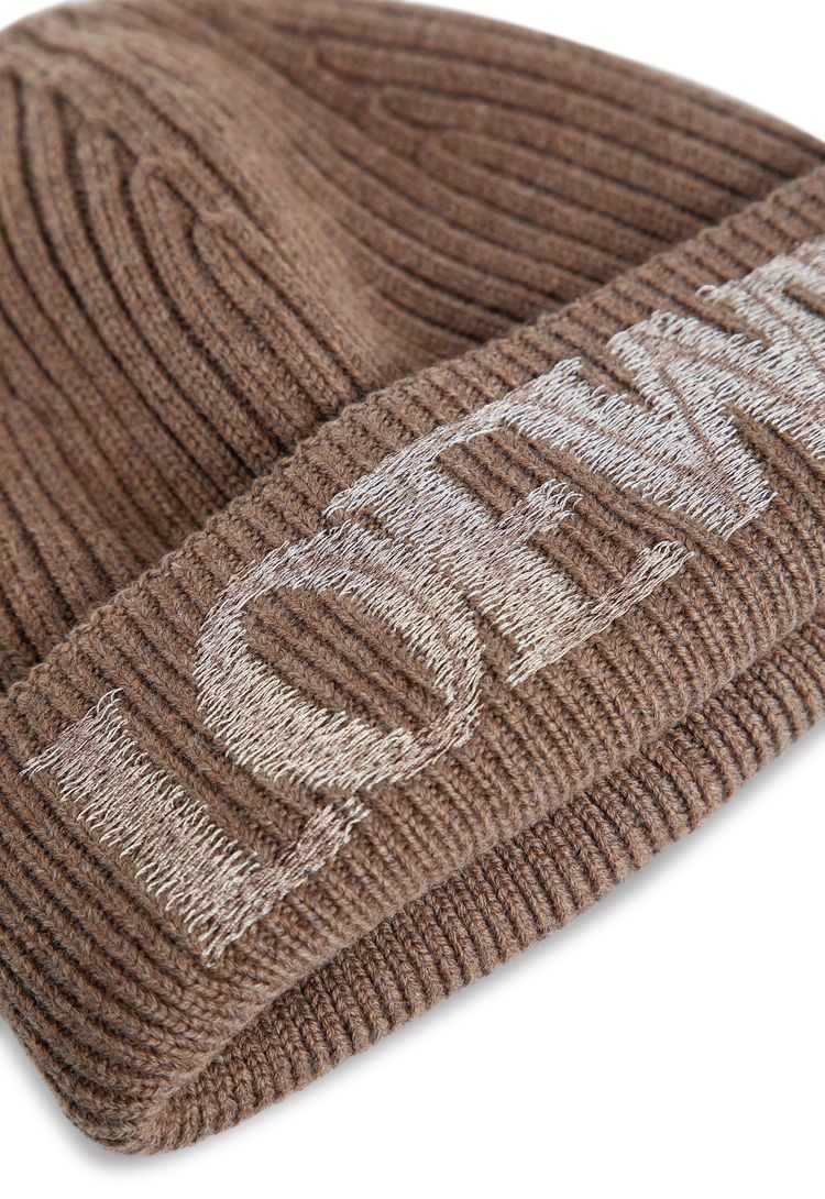 Loewe Wool Beanie Light Brown