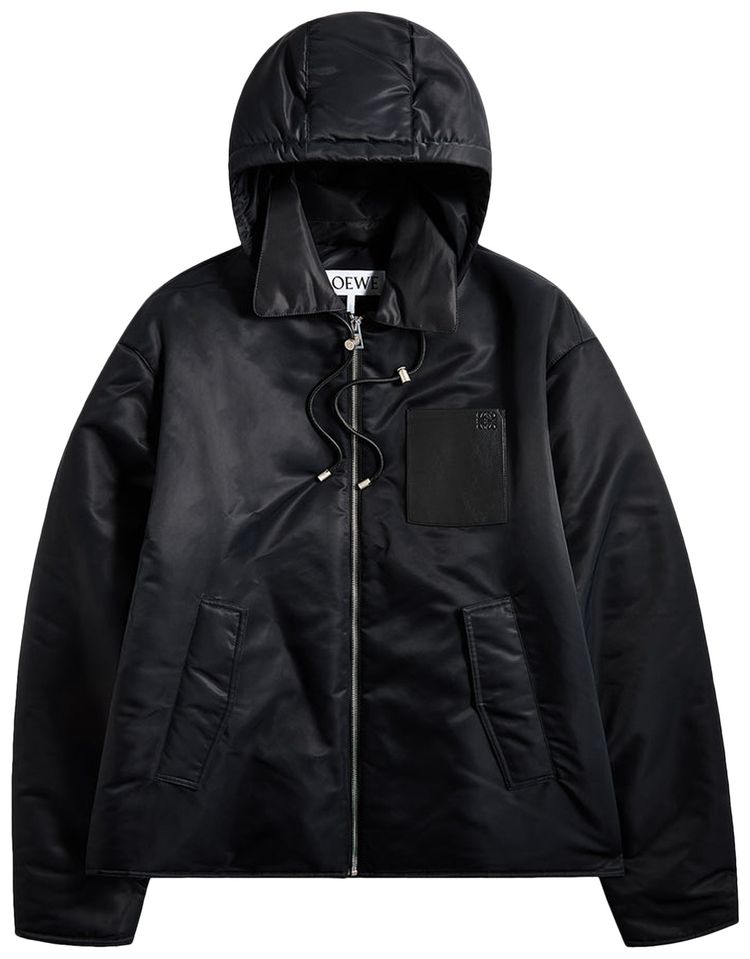 Loewe Hooded Jacket Black