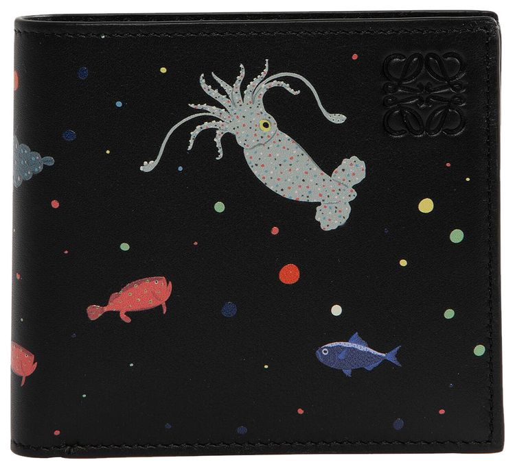 Loewe Bifold Coin Wallet Black