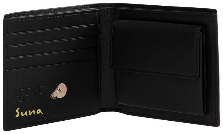 Loewe Bifold Coin Wallet Black