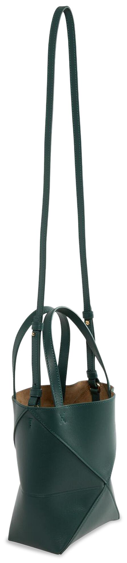 Loewe Mini Puzzle Fold Tote Bag Vetiver