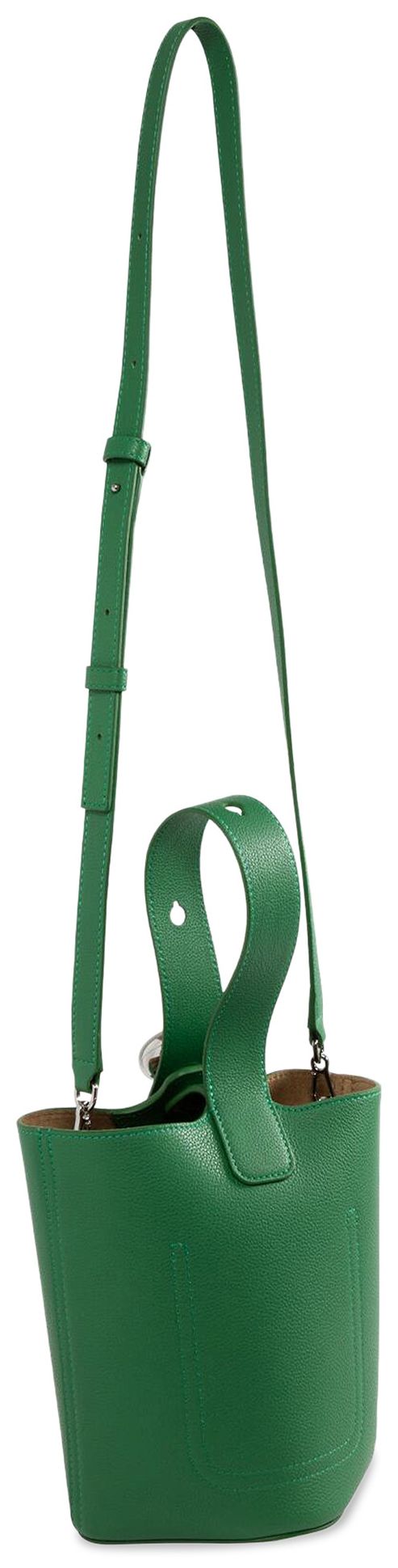 Loewe Pebble Mini Bucket Bag Tropical Green