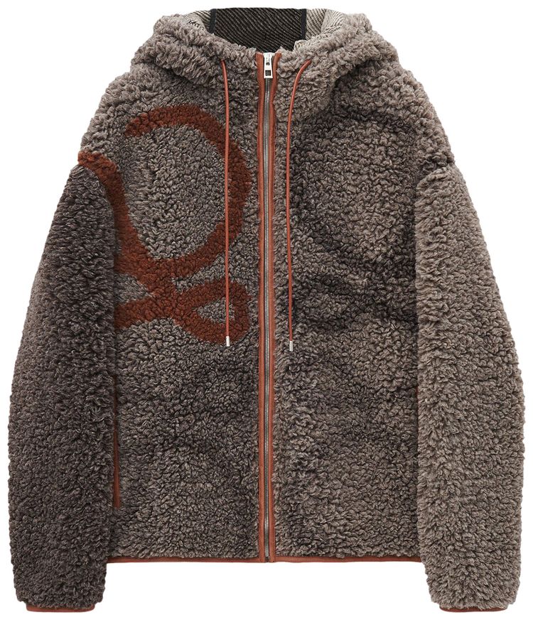 Loewe Hooded Jacket BeigeKhaki Green