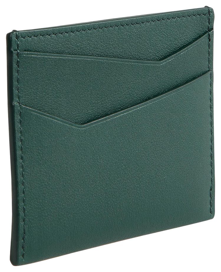 Loewe Puzzle Edge Plain Cardholder Evergreen