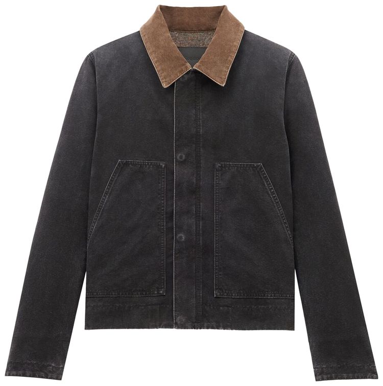 Saint Laurent Work Jacket Dull Black