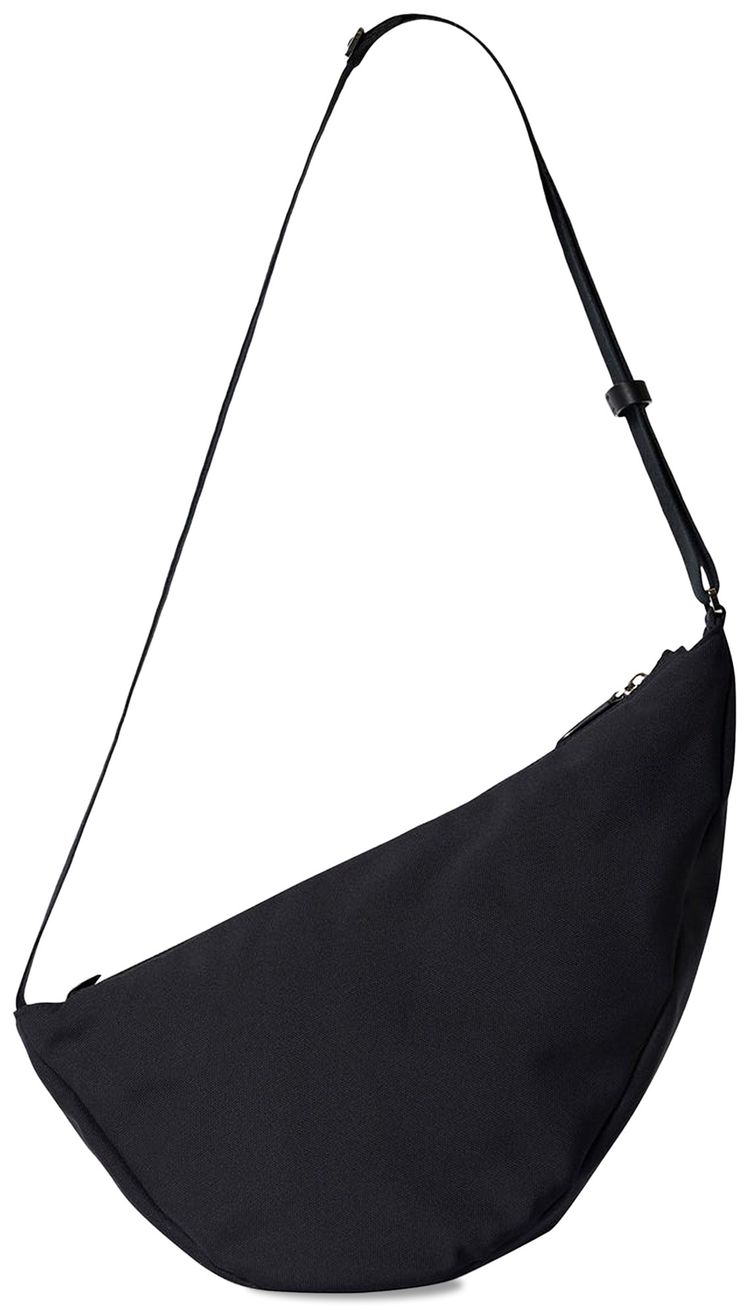 The Row Slouchy Banana Two Shoulder Bag Black