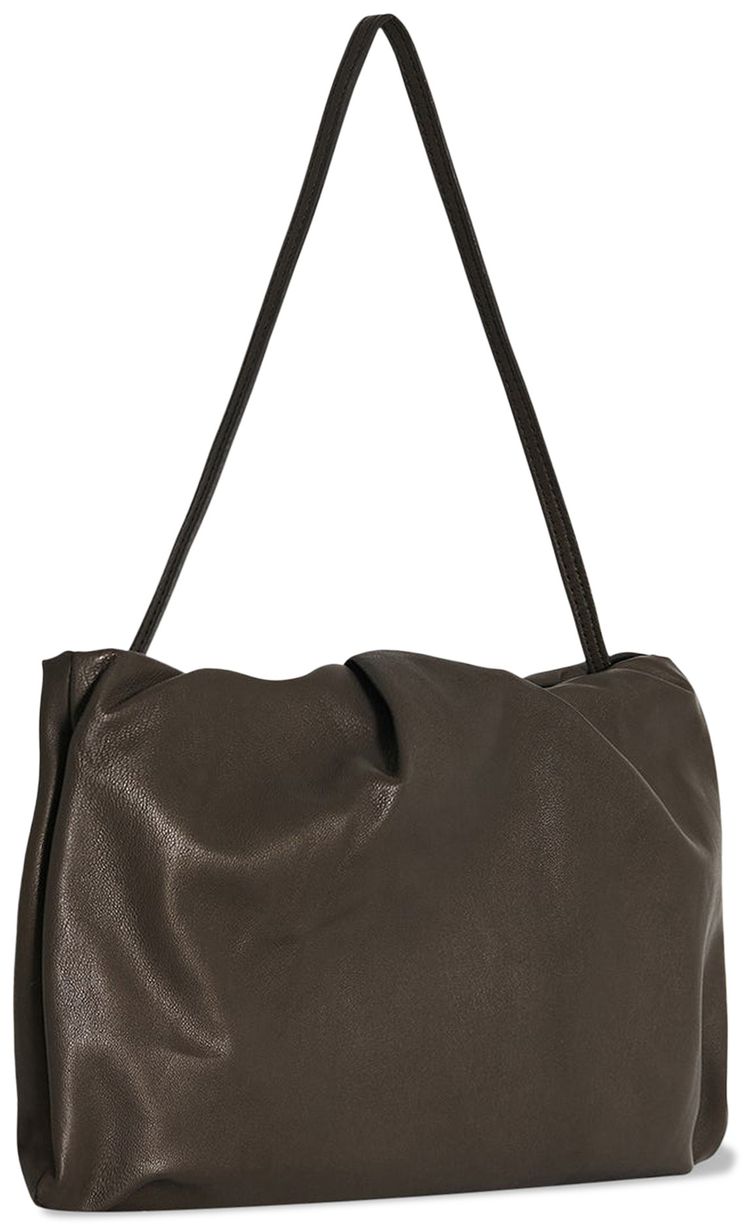 The Row XL Bourse Shoulder Bag Dark Khaki