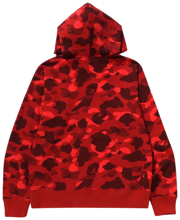BAPE Color Camo Pullover Hoodie Red