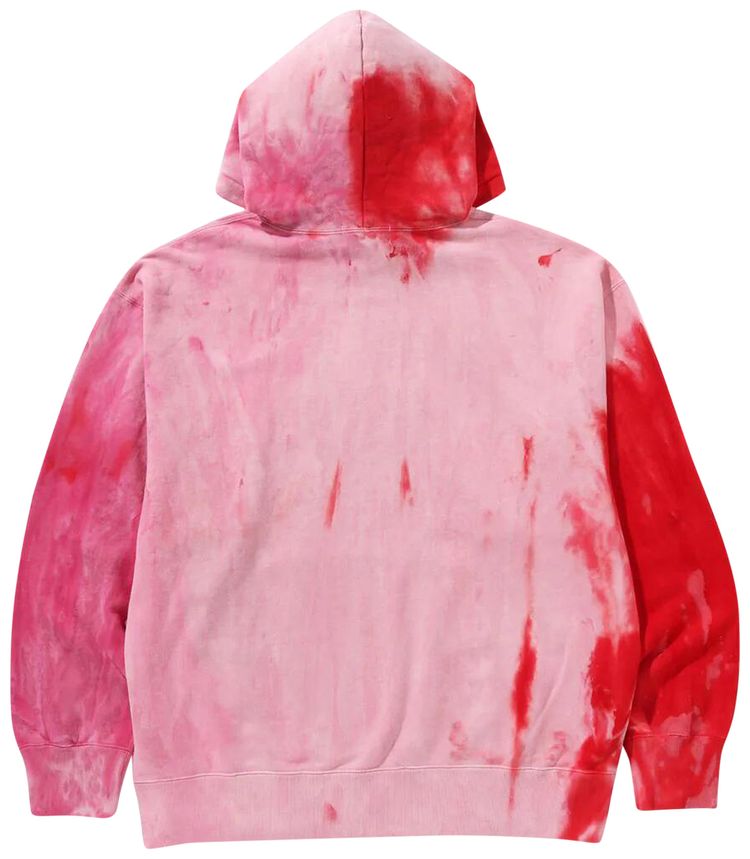 BAPE Ice Dye Relaxed Fit Pullover Hoodie Pink