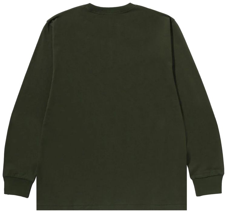 BAPE One Point Long Sleeve Tee Olive Drab