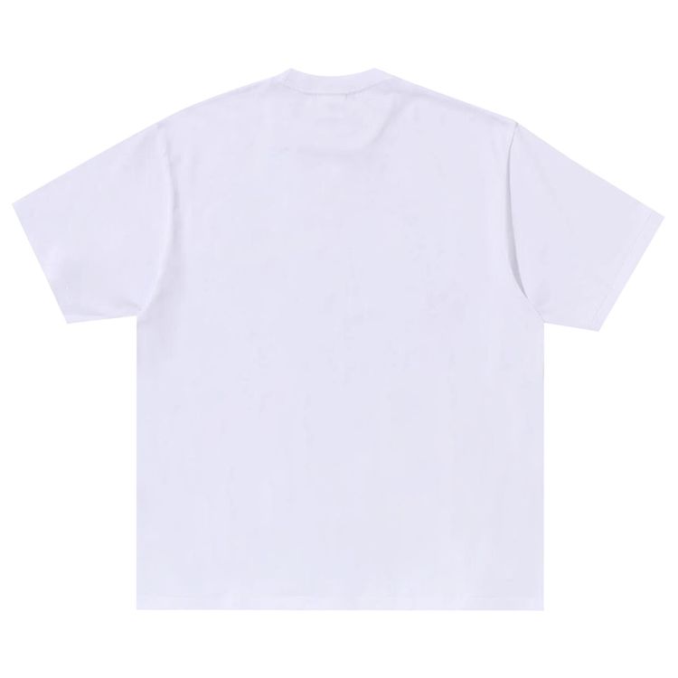 BAPE Pixal College Relaxed Fit Tee White