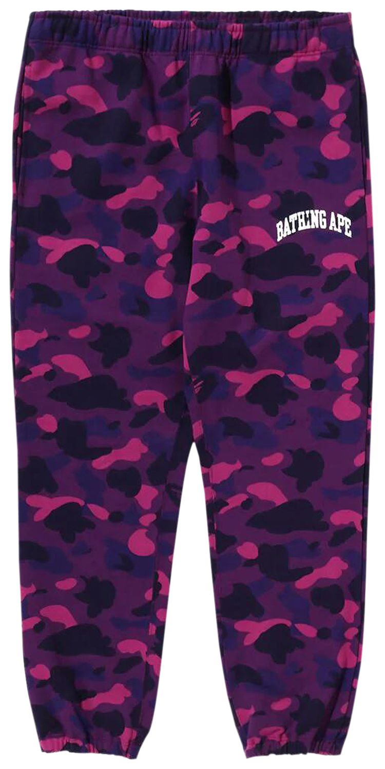 BAPE Color Camo Sweatpants Purple