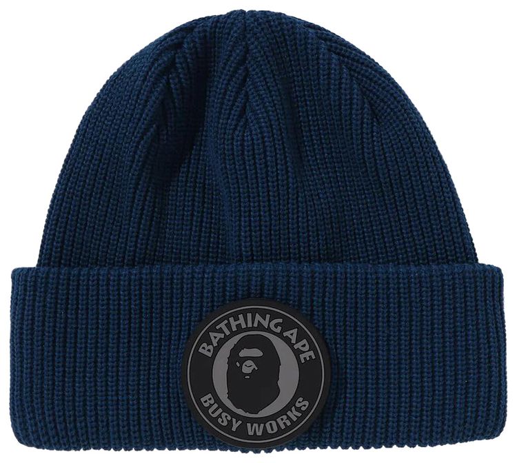 BAPE Busy Work Knit Cap Blue